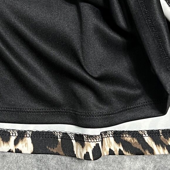 Vince Camuto Scuba Leopard Animal Print Dress Women's 8 Fit and Flare Multi - Picture 12 of 16